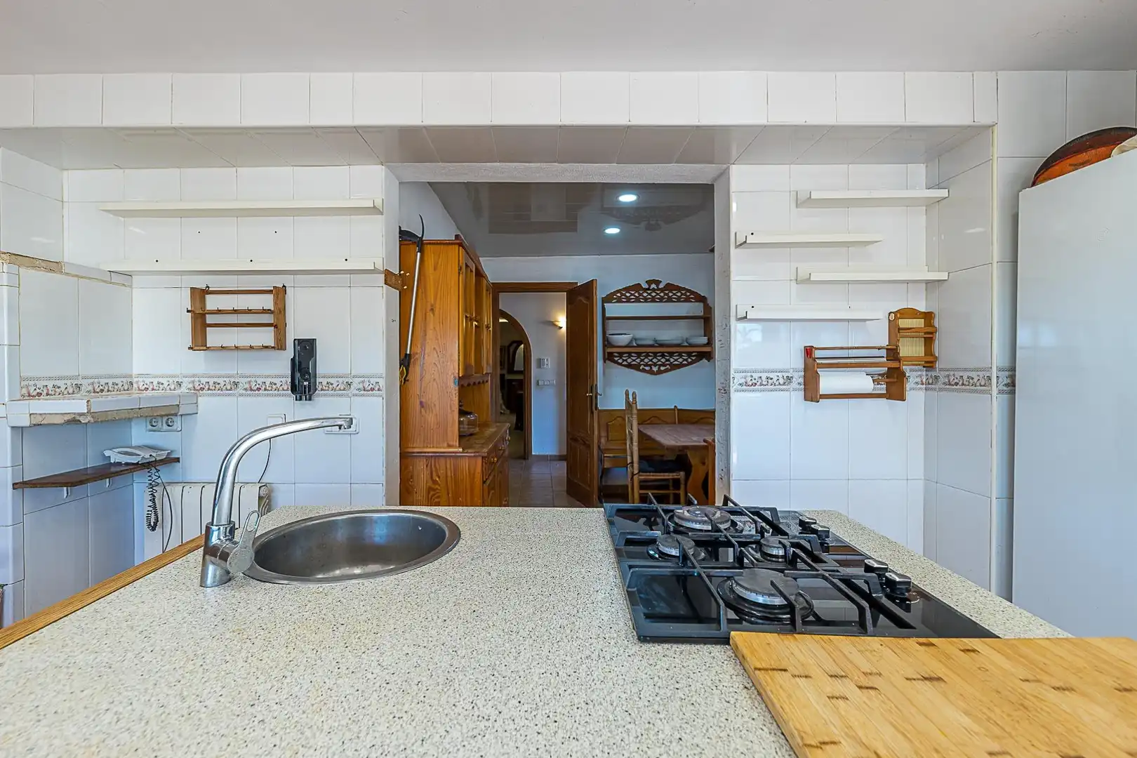 Küche von Country house zum Verkauf in  Palma de Mallorca mit Klimaanlage, Heizung und Privatgarten