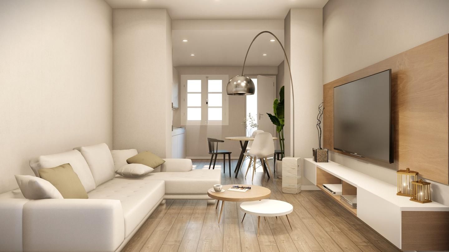 Sala d'estar de Apartament en venda en  Cádiz Capital amb Aire condicionat