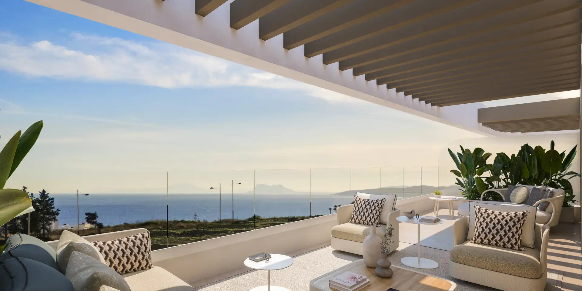 Terraza de Ático en venta en Estepona con Aire acondicionado, Terraza y Piscina