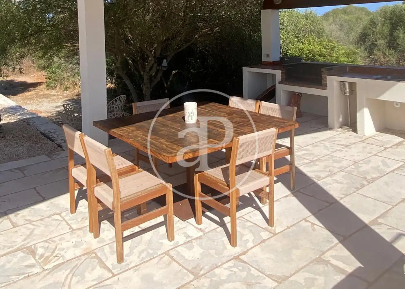 Terrace of Houses for rent in Campos  with Air Conditioner, Heating and Private garden