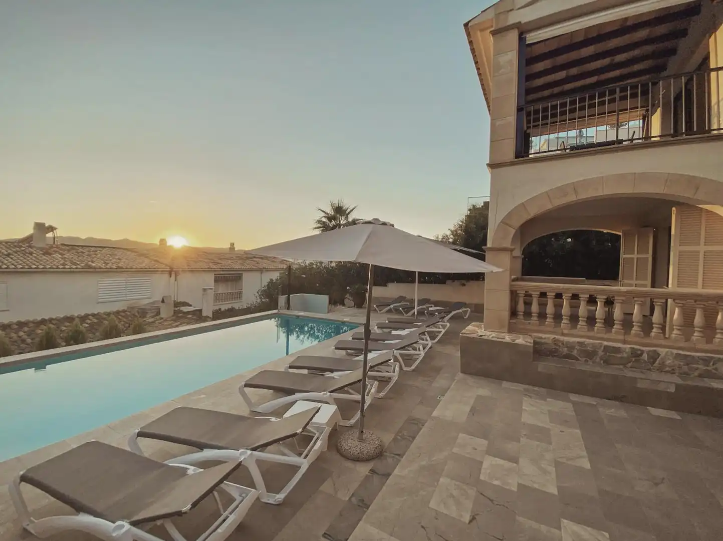 Schwimmbecken von Country house zum Verkauf in Capdepera mit Heizung, Terrasse und Abstellraum