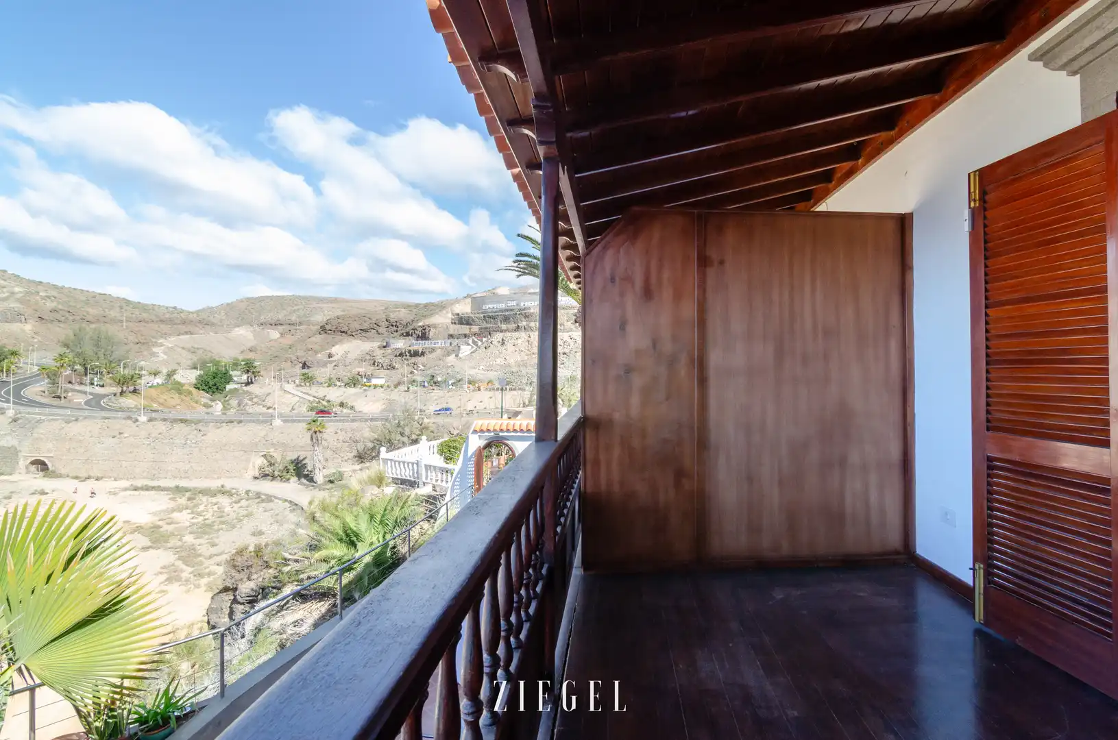Balcony of Houses for rent in Mogán  with Terrace, Swimming Pool and Furnished