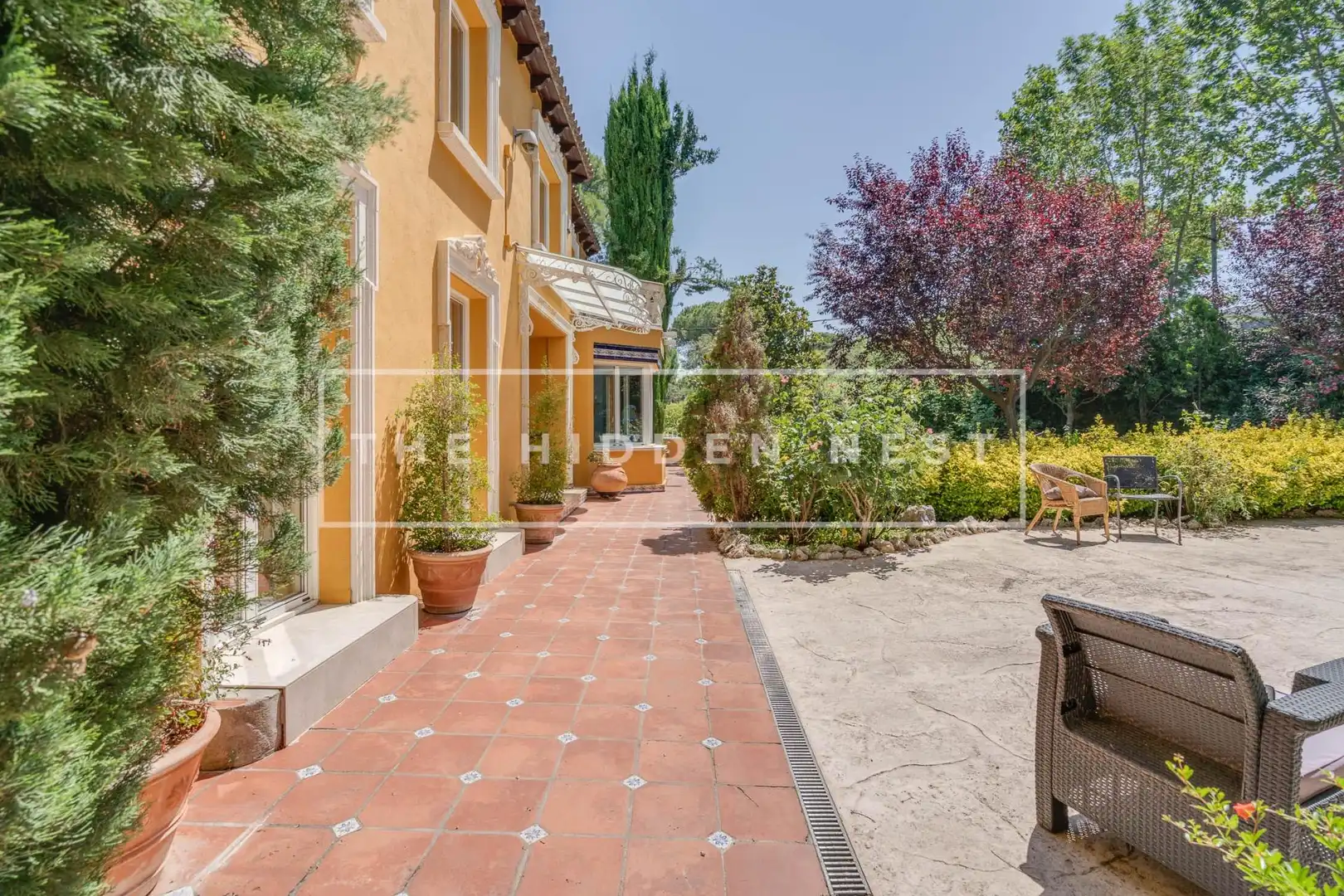 Jardí de Casa o xalet en venda en Sant Cugat del Vallès amb Aire condicionat, Calefacció i Jardí privat