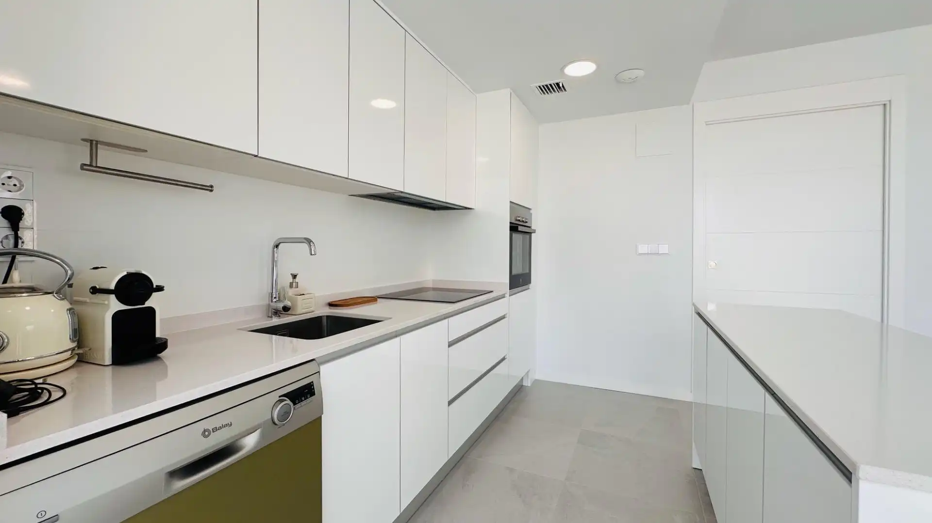 Kitchen of Apartments for rent in Finestrat  with Air Conditioner, Heating and Private garden