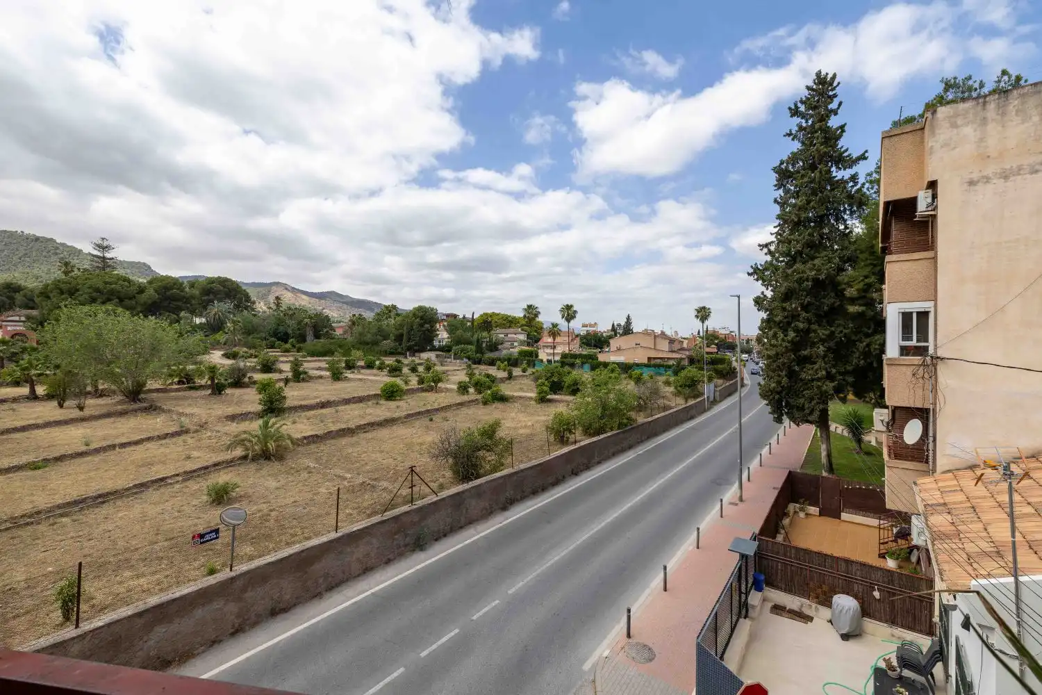 Exterior view of Flat for sale in Murcia  with Air Conditioner, Parquet flooring and Storage room