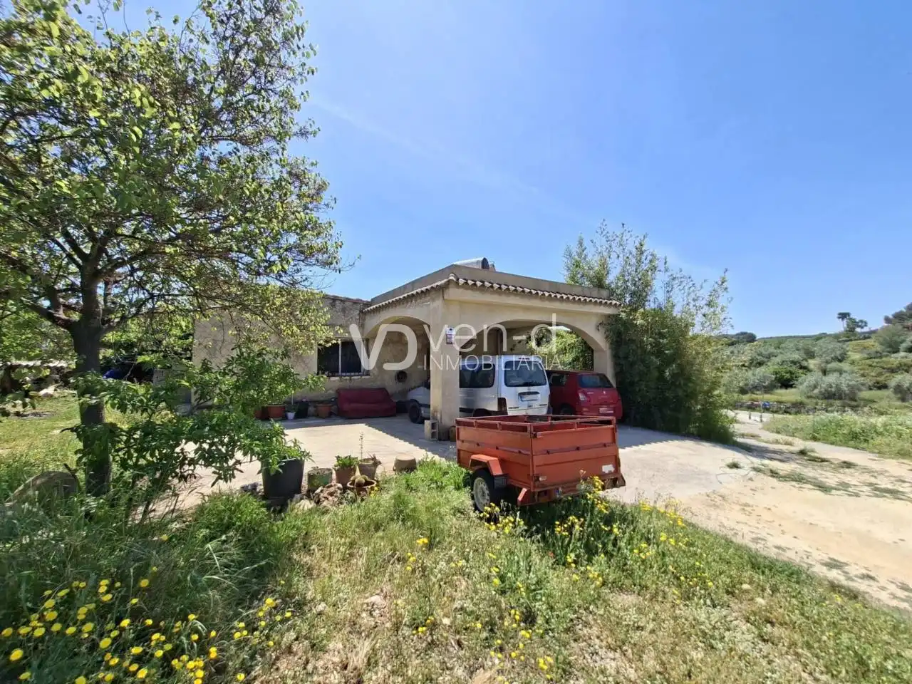 Country house zum Verkauf in Enguera mit Klimaanlage, Heizung und Privatgarten