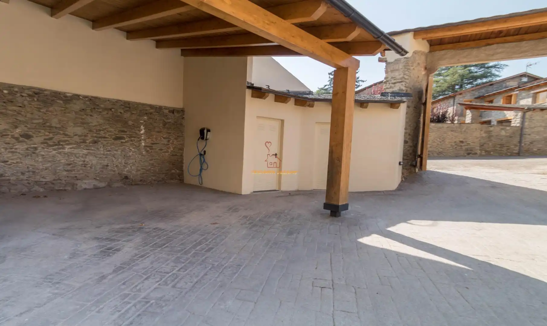 Terrassa de Casa adosada en venda en Fontanals de Cerdanya amb Aire condicionat, Calefacció i Jardí privat