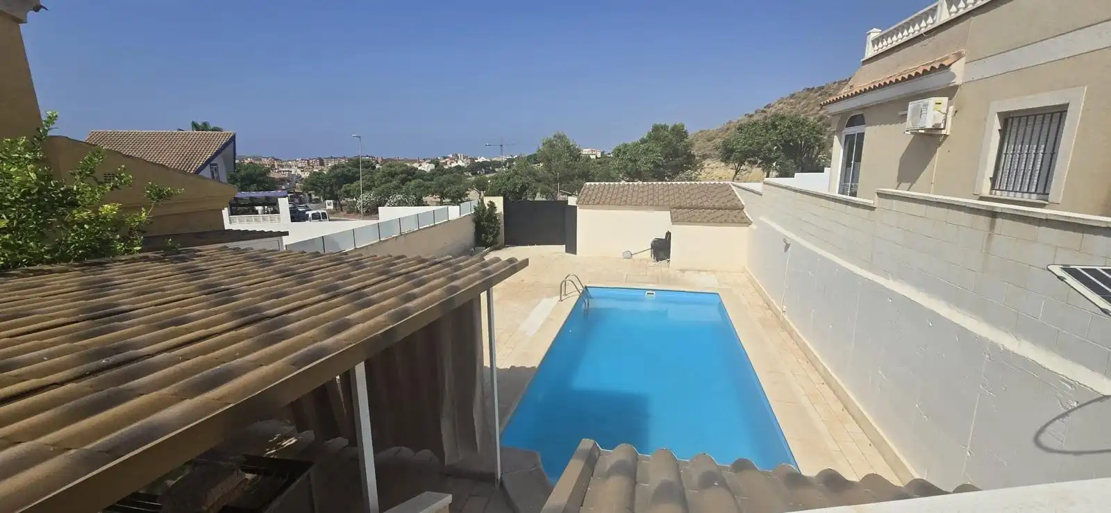 Piscina de Casa o xalet en venda en Mazarrón amb Aire condicionat, Calefacció i Jardí privat