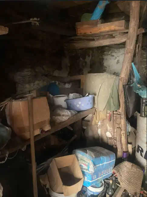 Cuina de Finca rústica en venda en O Irixo amb Moblat