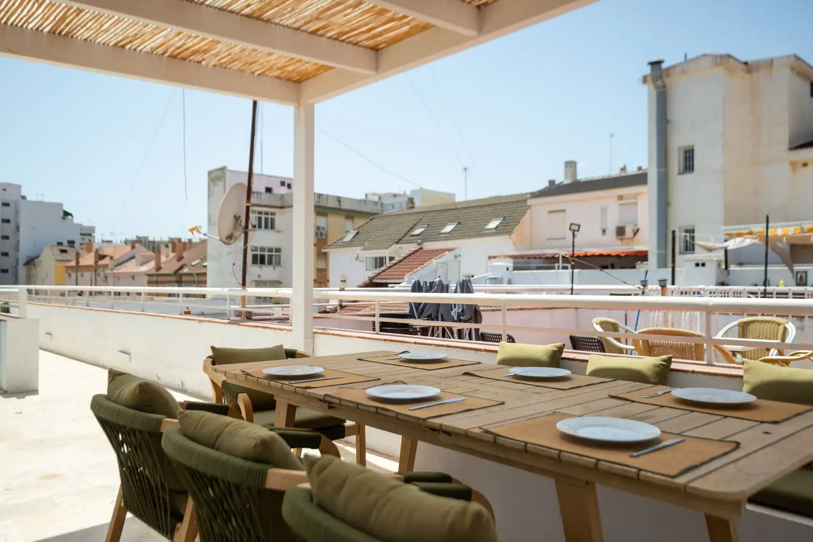 Terrace of Attic for rent in Málaga  with Terrace and Furnished
