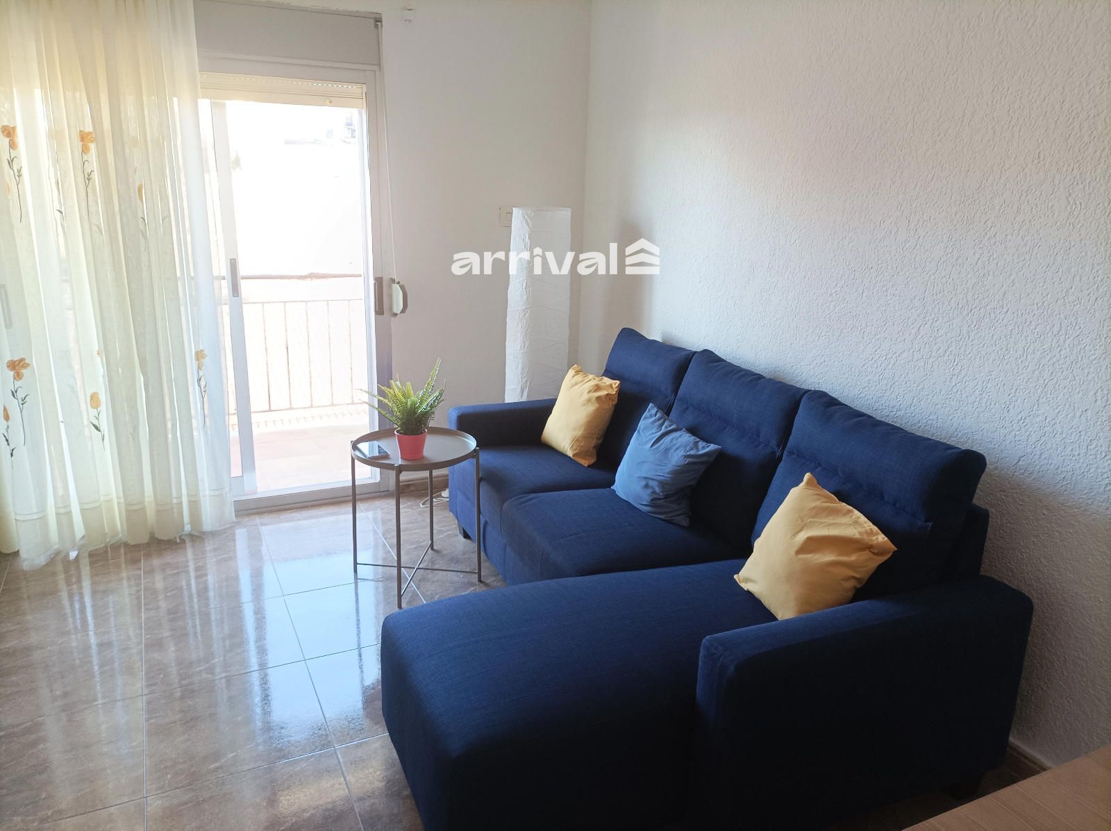 Wohnzimmer von Wohnung miete in Requena mit Terrasse, Möbliert und Ofen