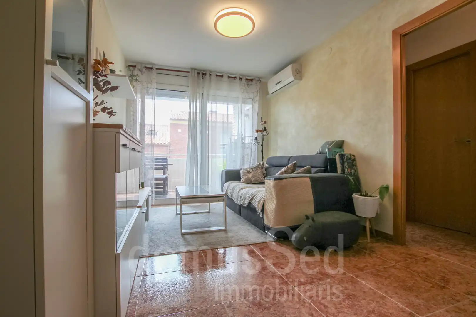 Living room of Flat for rent in El Masnou  with Air Conditioner, Heating and Terrace