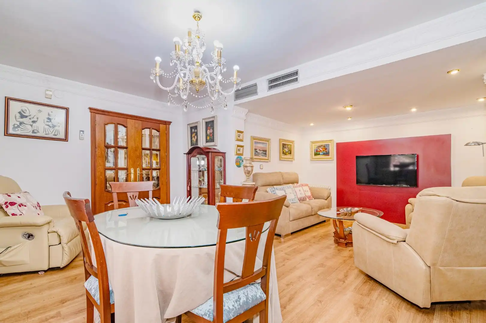 Dining room of Detached homes for sale in Granada  with Air Conditioner and Heating