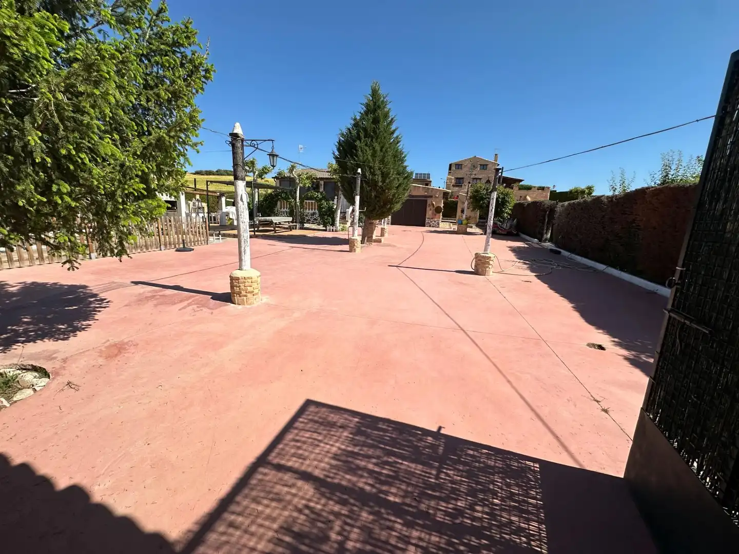Exterior view of Houses for sale in Villar de Olalla  with Air Conditioner, Heating and Private garden