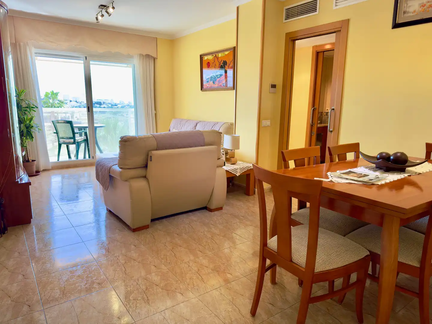 Sala de estar de Apartamento en venta en Calpe / Calp con Aire acondicionado, Calefacción y Trastero