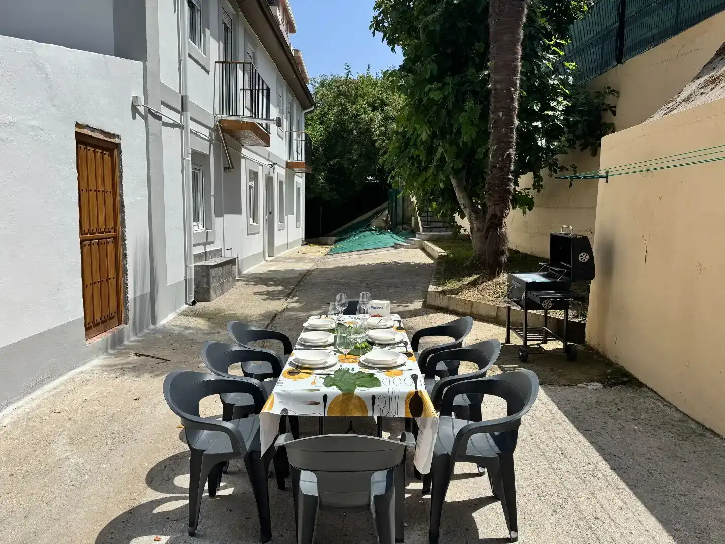 Terrasse von Haus oder Chalet zur Miete in Santander mit Privatgarten, Möbliert und Ofen