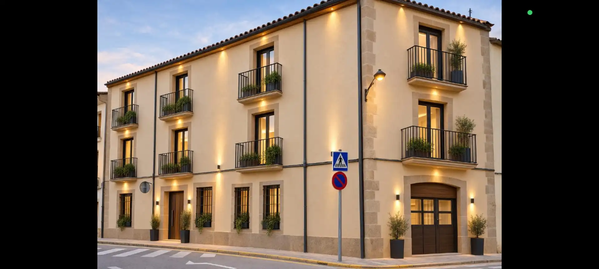 Vista exterior de Casa adosada en venta en Breda, Girona