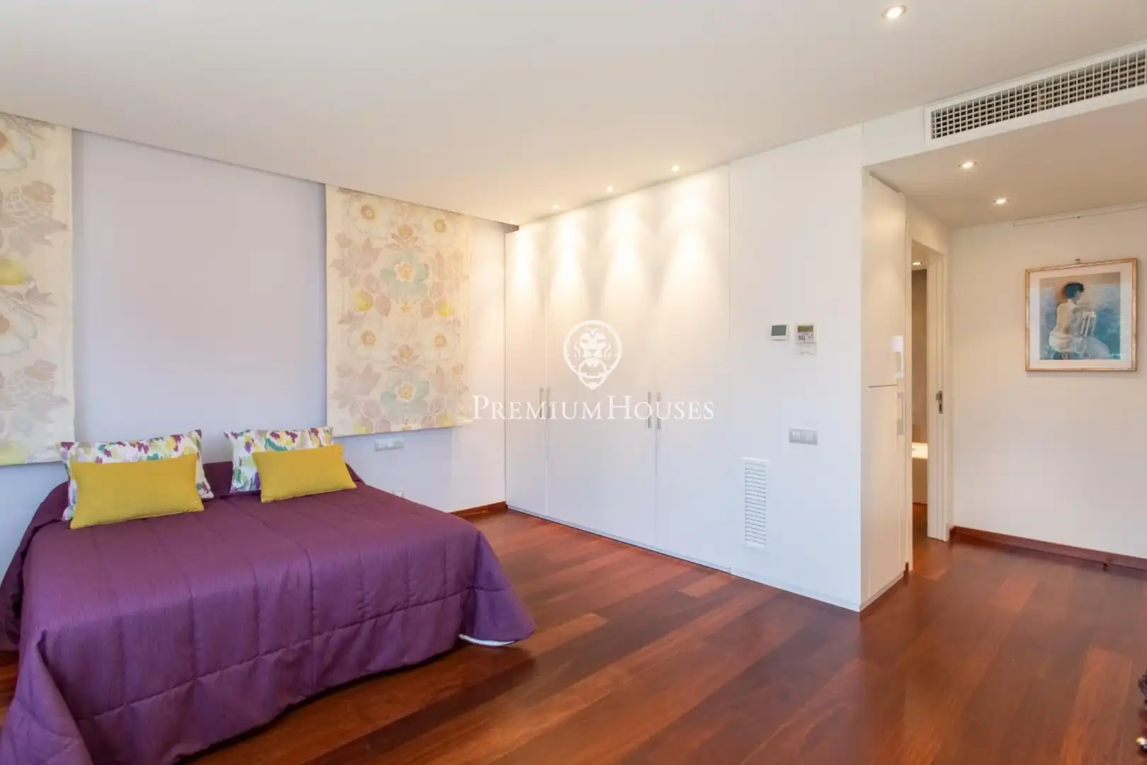 Schlafzimmer von Haus oder Chalet zum Verkauf in Cabrera de Mar mit Klimaanlage, Heizung und Privatgarten