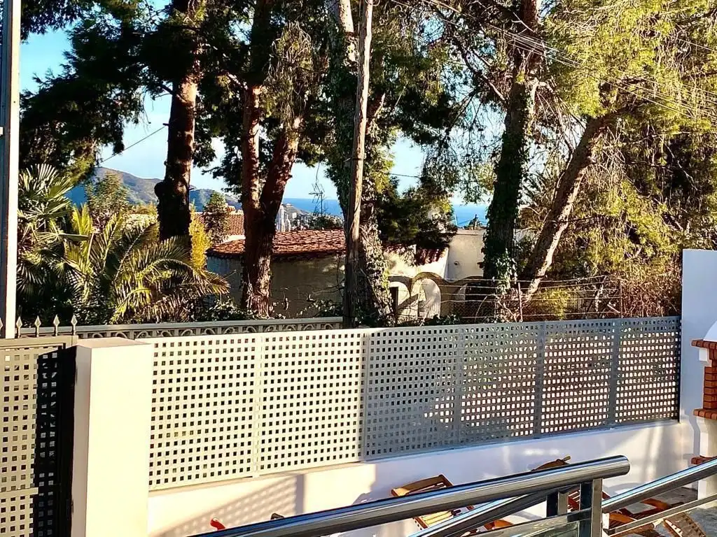 Terrassa de Casa o xalet en venda en La Nucia amb Aire condicionat, Jardí privat i Traster