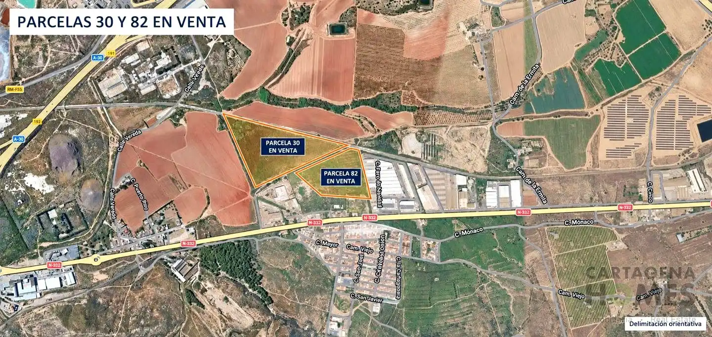 Vista exterior de Terreno en venta en Cartagena
