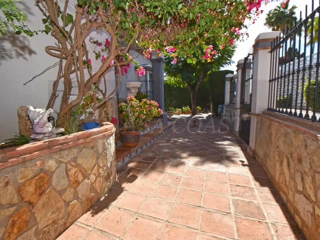 Jardí de Casa o xalet en venda en Mijas amb Aire condicionat, Jardí privat i Terrassa