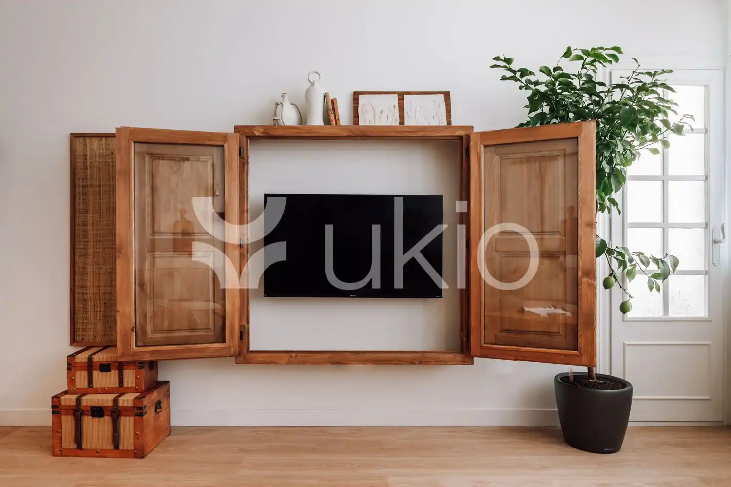 Sala de estar de Apartamento de alquiler en Barcelona con Aire acondicionado, Calefacción y Terraza