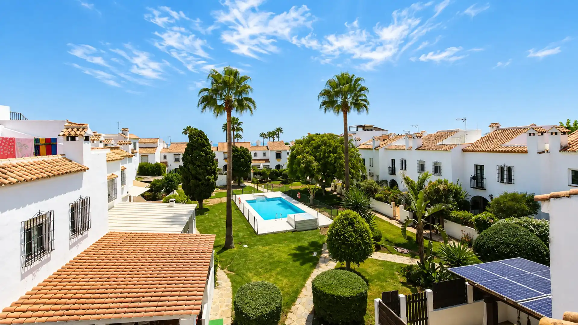 Jardí de Casa adosada en venda en Casares amb Jardí privat, Terrassa i Traster