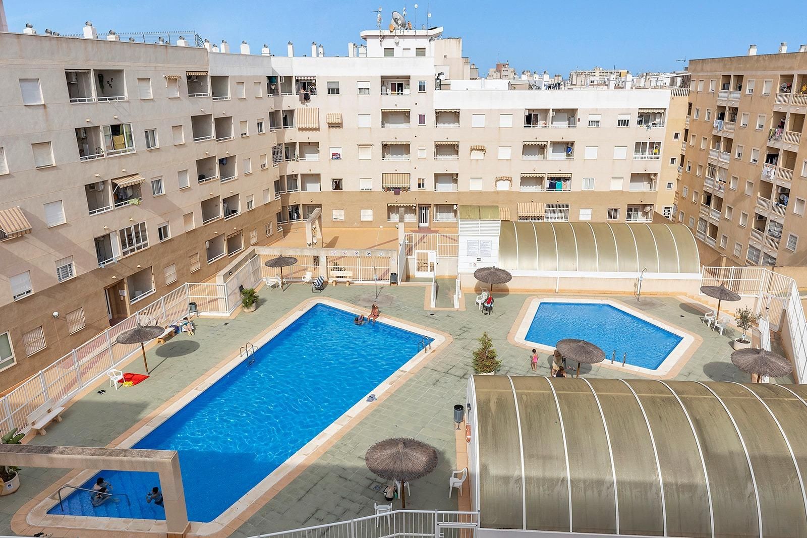 Swimming pool of Study for sale in Torrevieja  with Air Conditioner, Terrace and Balcony