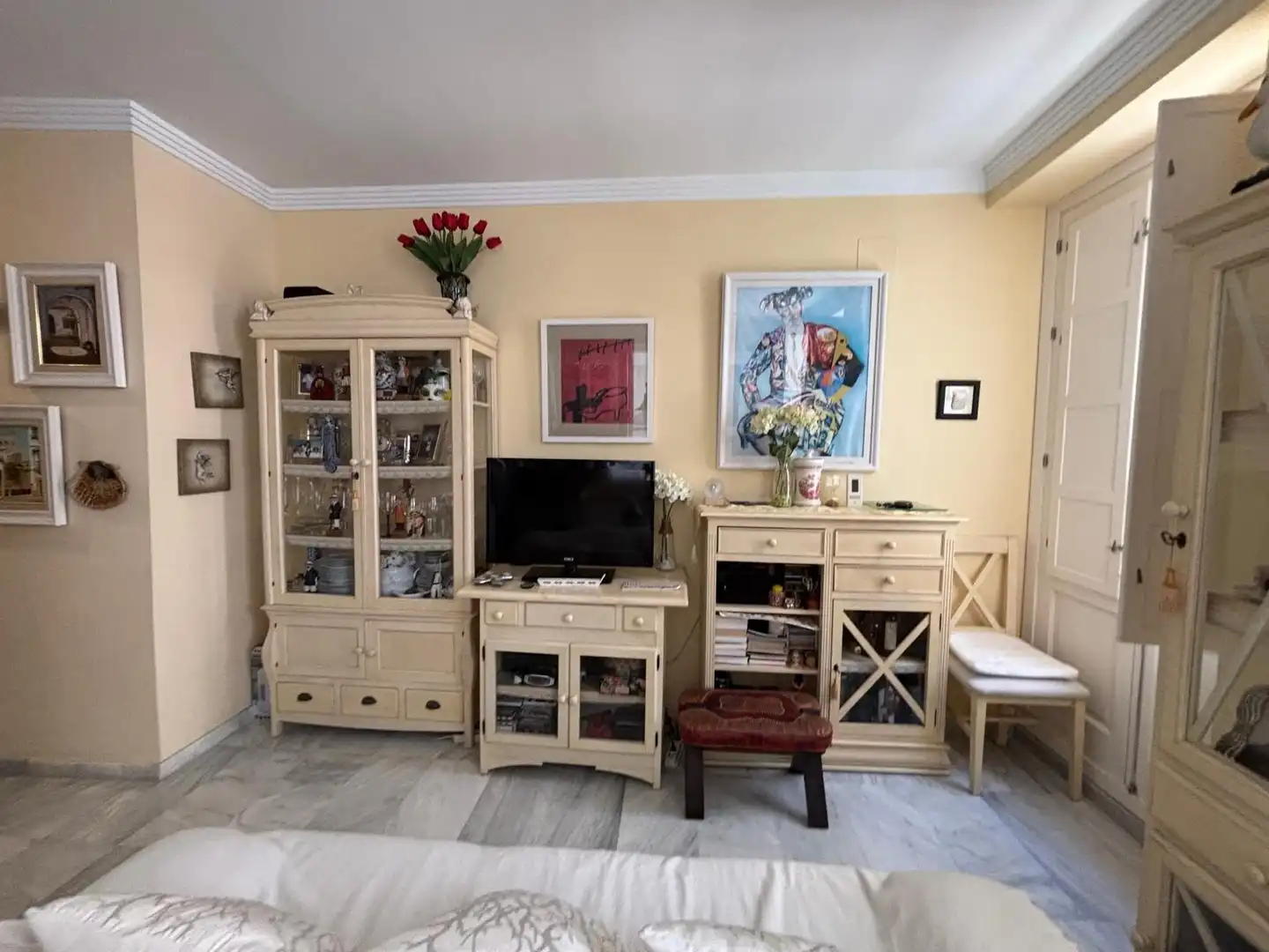 Living room of Flat for sale in  Cádiz Capital  with Balcony