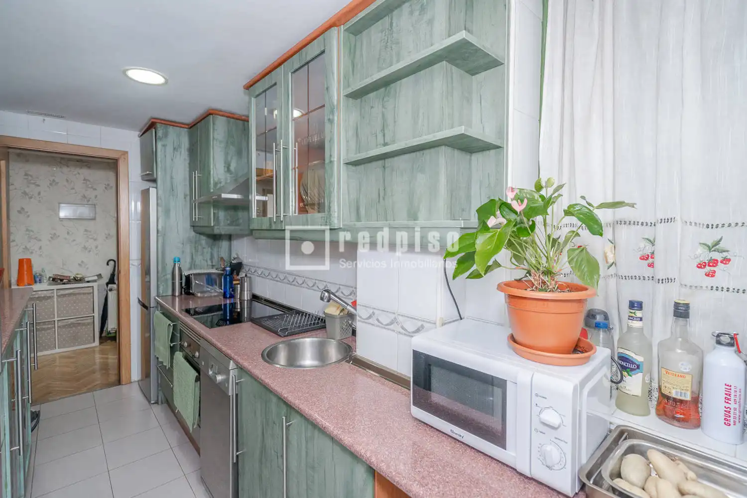 Küche von Wohnung zum Verkauf in Arroyomolinos (Madrid) mit Heizung, Parkett und Abstellraum