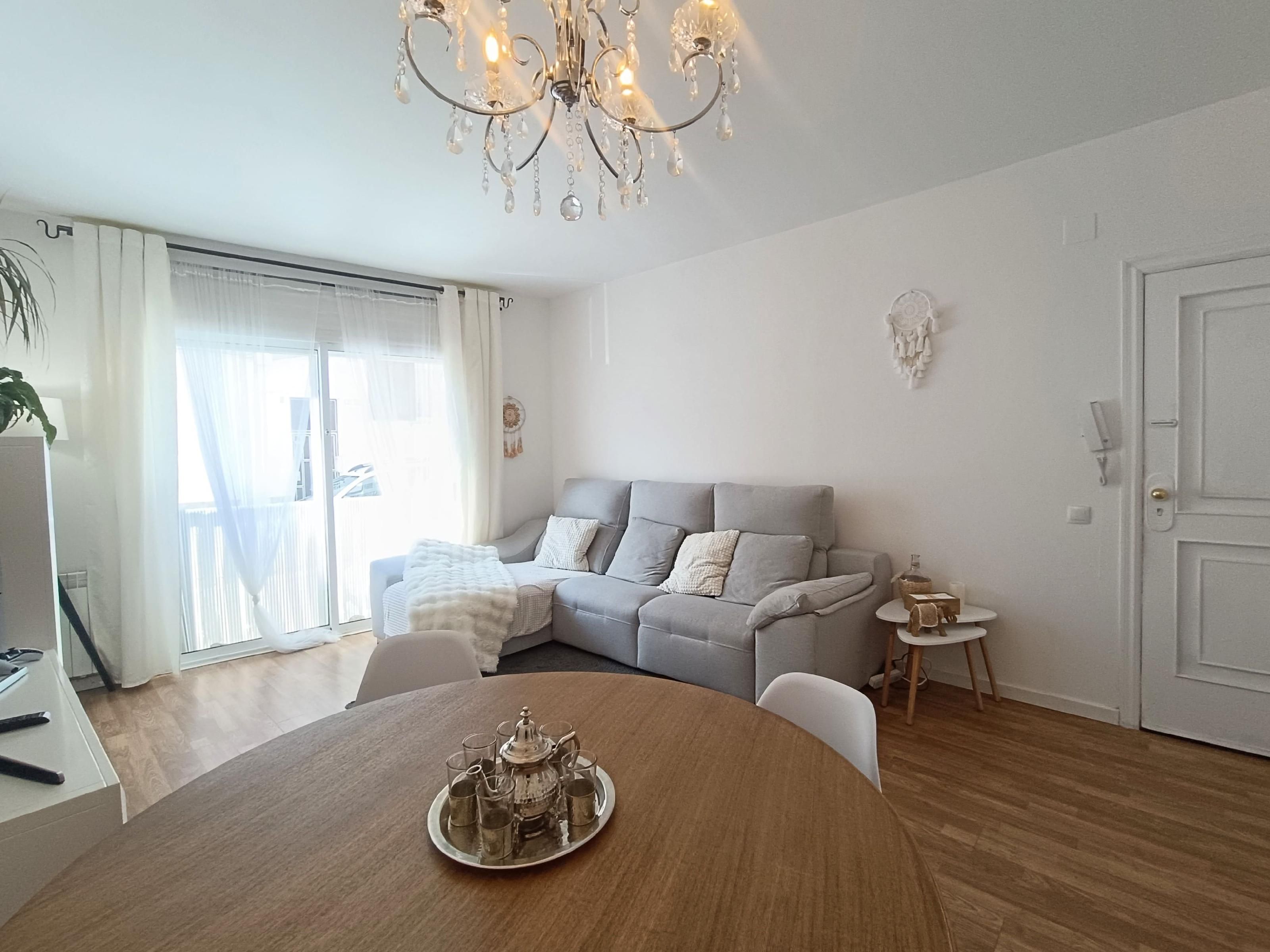 Living room of Flat for sale in Sant Pere de Ribes  with Air Conditioner, Heating and Parquet flooring