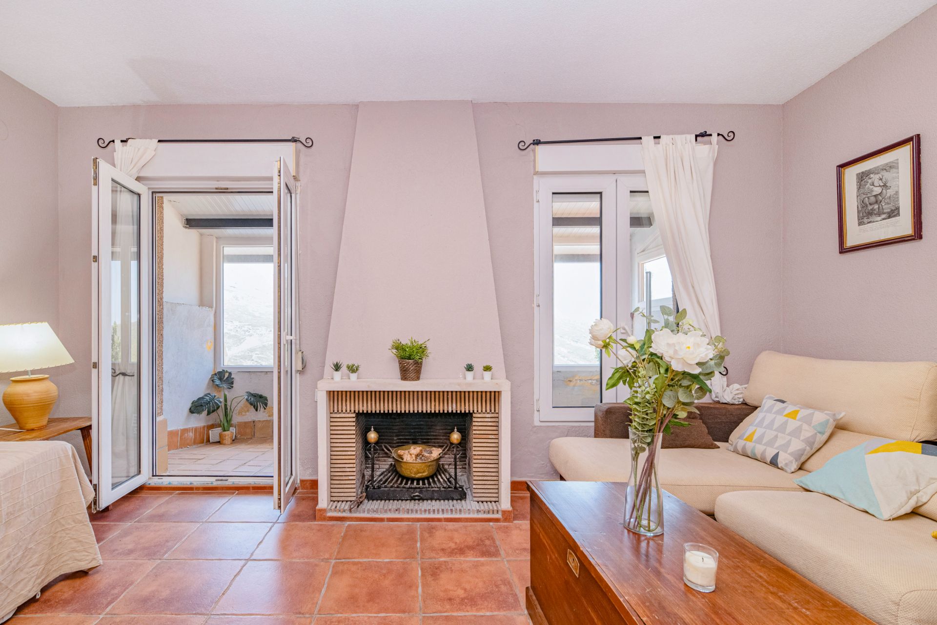 Sala d'estar de Apartament en venda en Sierra Nevada amb Terrassa, Moblat i Forn