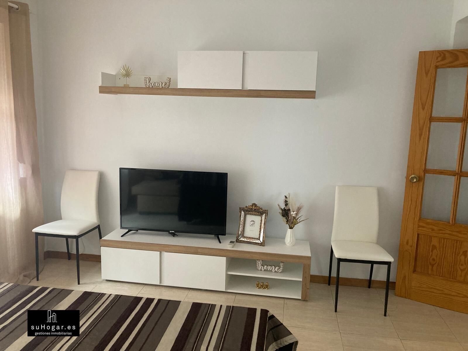 Sala de estar de Piso de alquiler en Badajoz Capital con Aire acondicionado, Terraza y Balcón