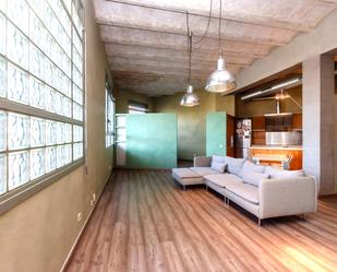 Living room of Loft to rent in  Barcelona Capital  with Air Conditioner, Heating and Furnished