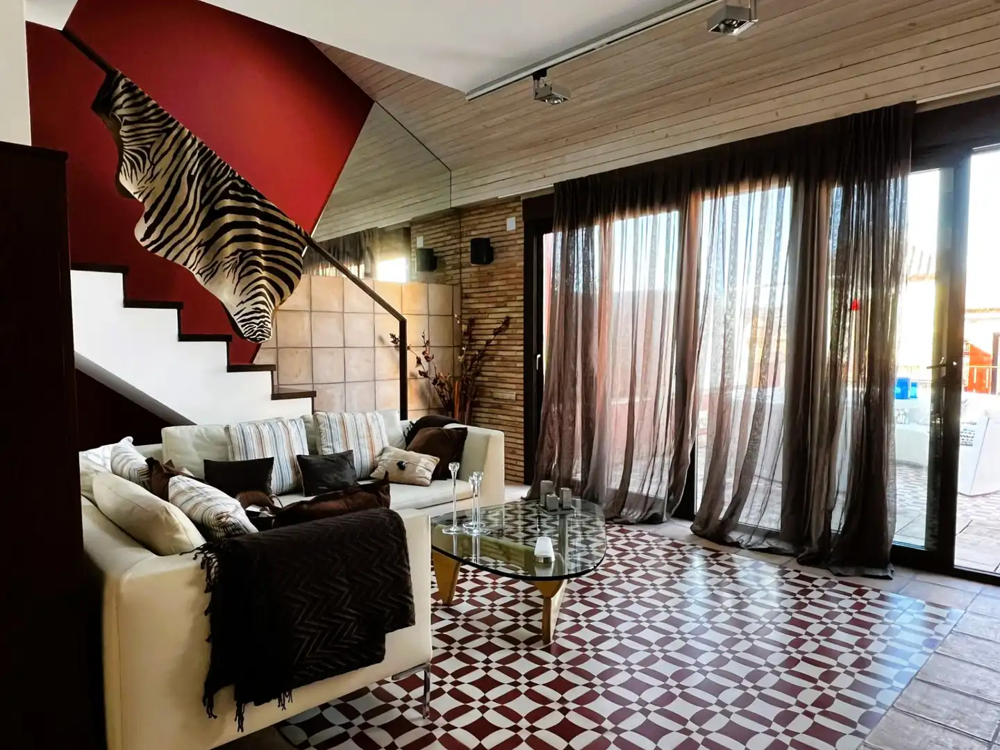 Sala de estar de Ático en venta en Totana con Aire acondicionado, Calefacción y Parquet