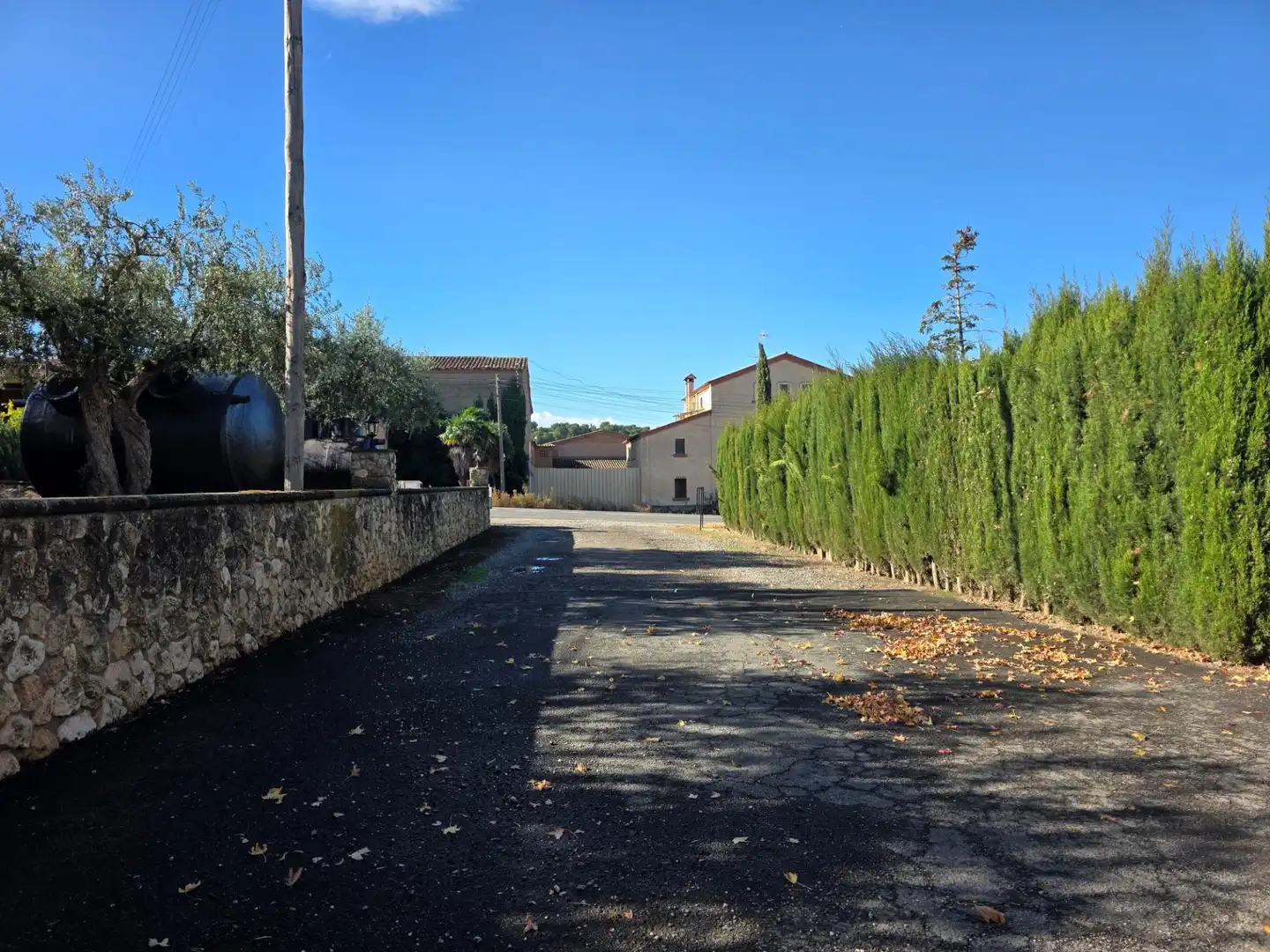 Vista exterior de Casa o xalet en venda en Almacelles amb Calefacció, Jardí privat i Terrassa