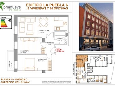 Wohnung mit Aufzug zum Verkauf in Calle la Puebla 6
