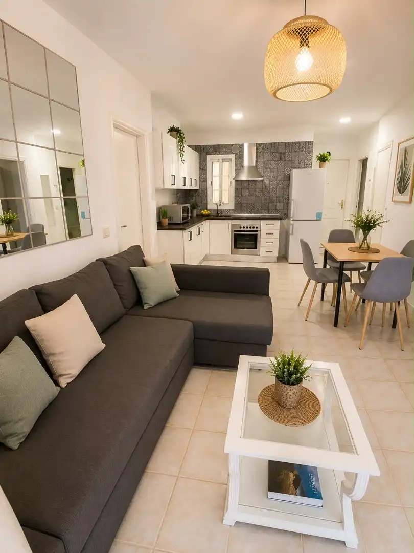 Sala de estar de Apartamento de alquiler en Arona con Terraza, Amueblado y Horno