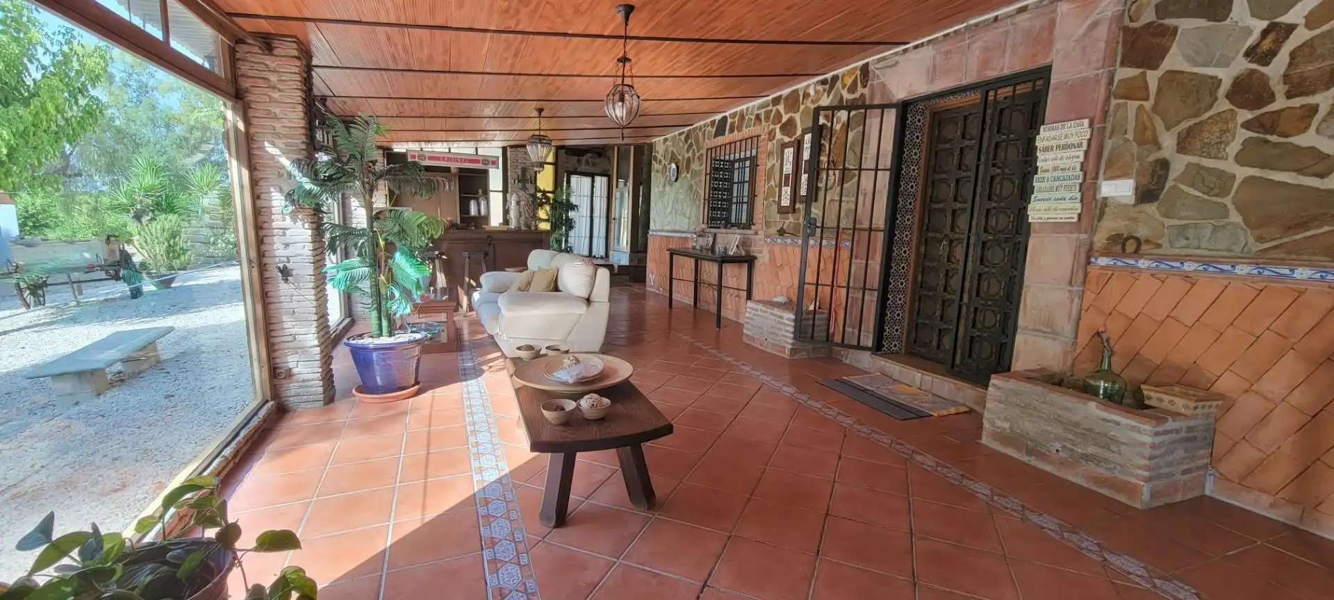 Terrassa de Finca rústica en venda en Pizarra amb Aire condicionat, Calefacció i Piscina