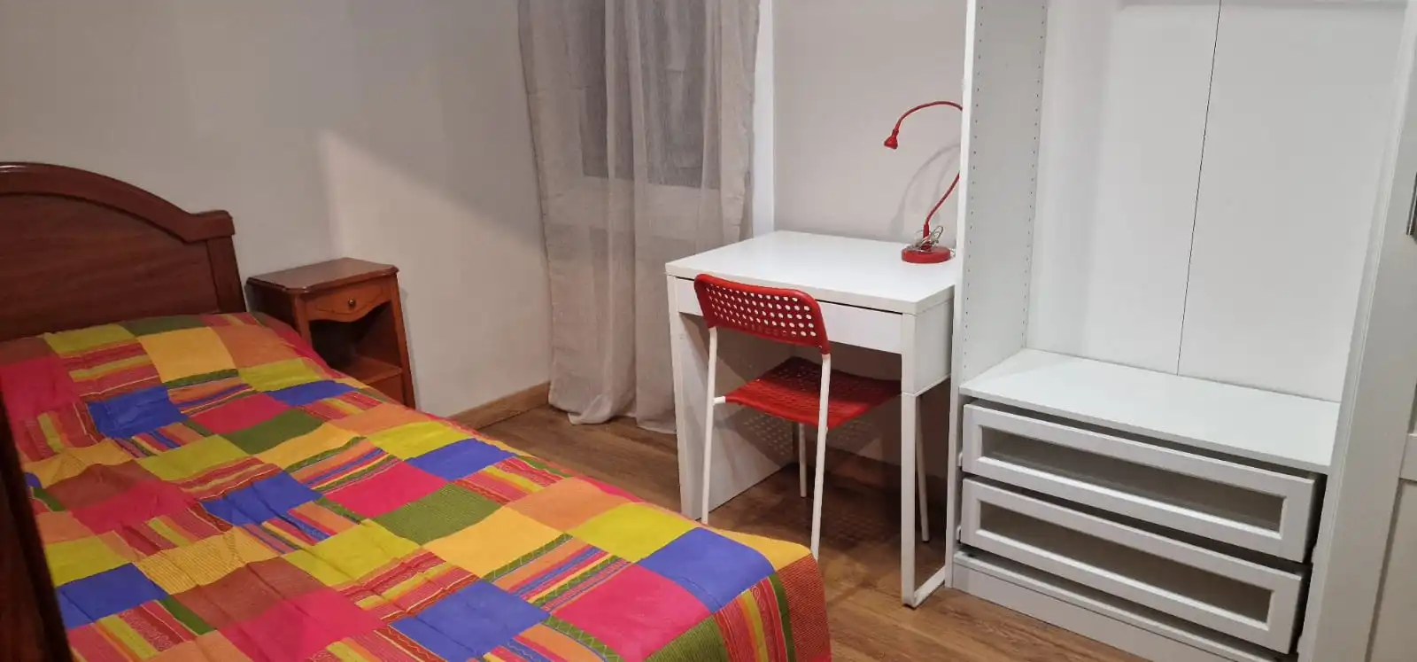 Bedroom of Flat for rent in Ferrol  with Furnished