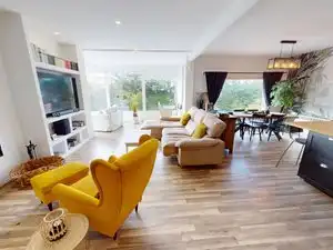 Sala de estar de Casa o chalet en venta en Galapagar con Aire acondicionado, Jardín privado y Terraza
