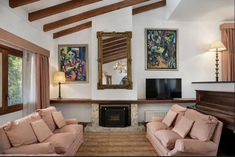 Sala d'estar de Casa o xalet en venda en  Palma de Mallorca amb Aire condicionat, Calefacció i Jardí privat