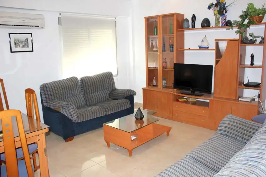 Wohnzimmer von Wohnung zur Miete in Cáceres mit Klimaanlage, Heizung und Terrasse