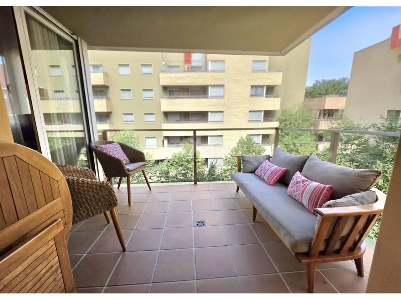 Terrace of Flat for sale in Vic  with Heating, Parquet flooring and Terrace