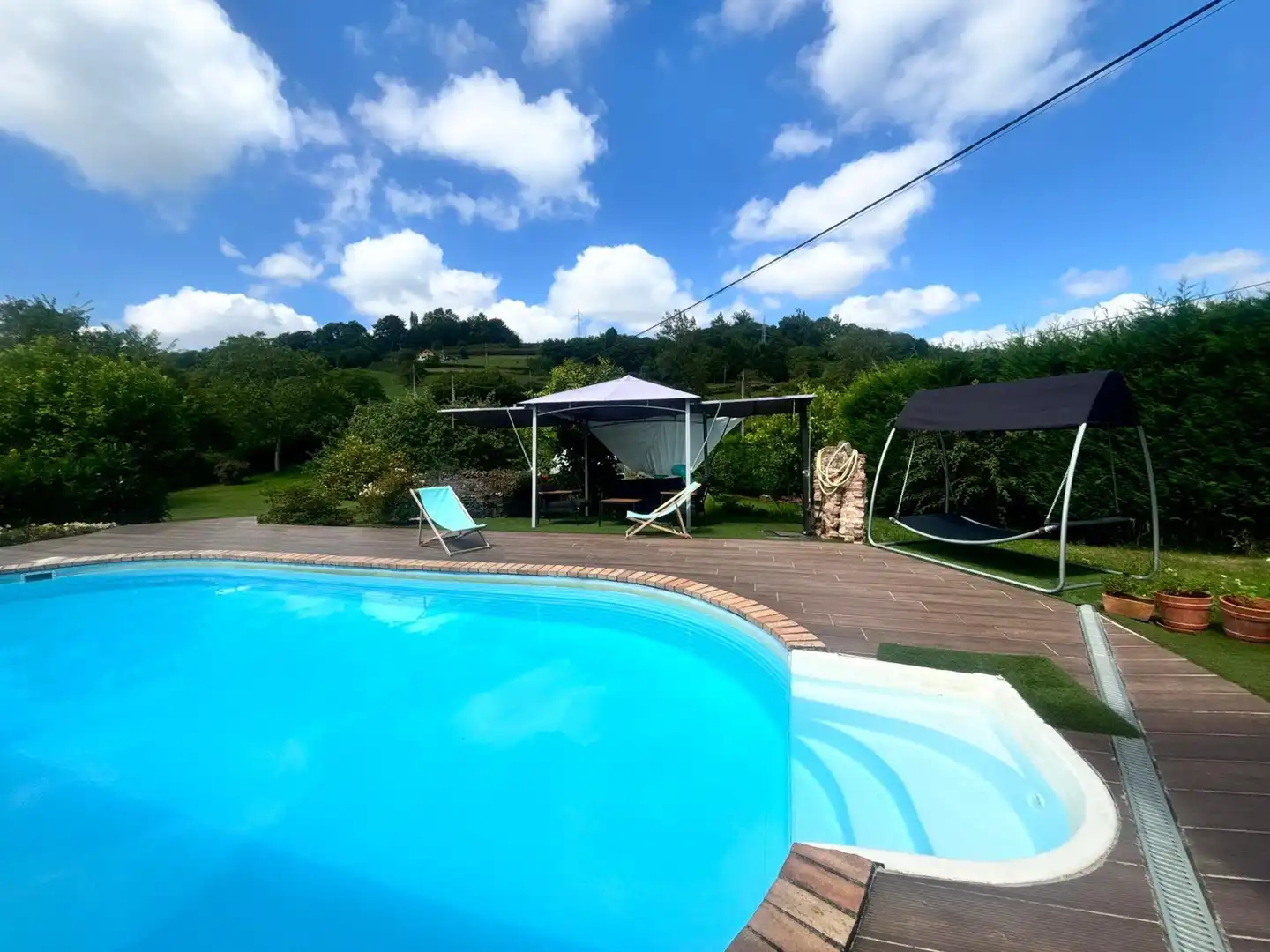 Swimming pool of Houses for sale in Langreo  with Heating, Private garden and Terrace