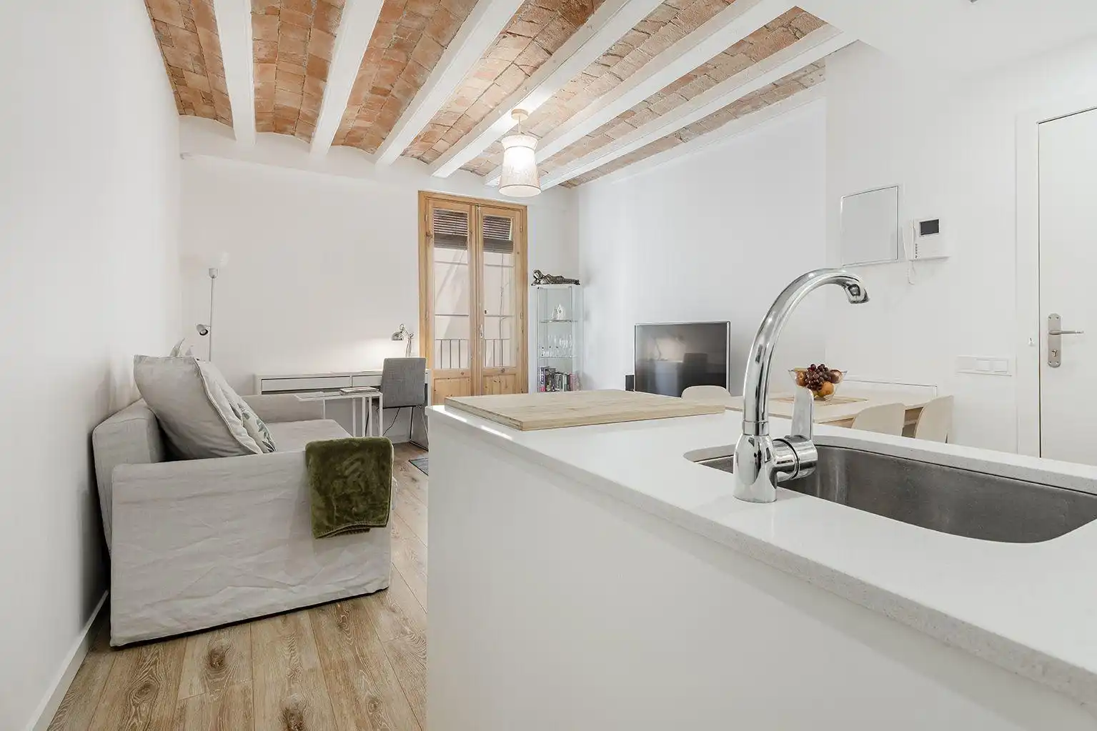 Cocina de Piso en venta en Barcelona con Aire acondicionado, Calefacción y Parquet