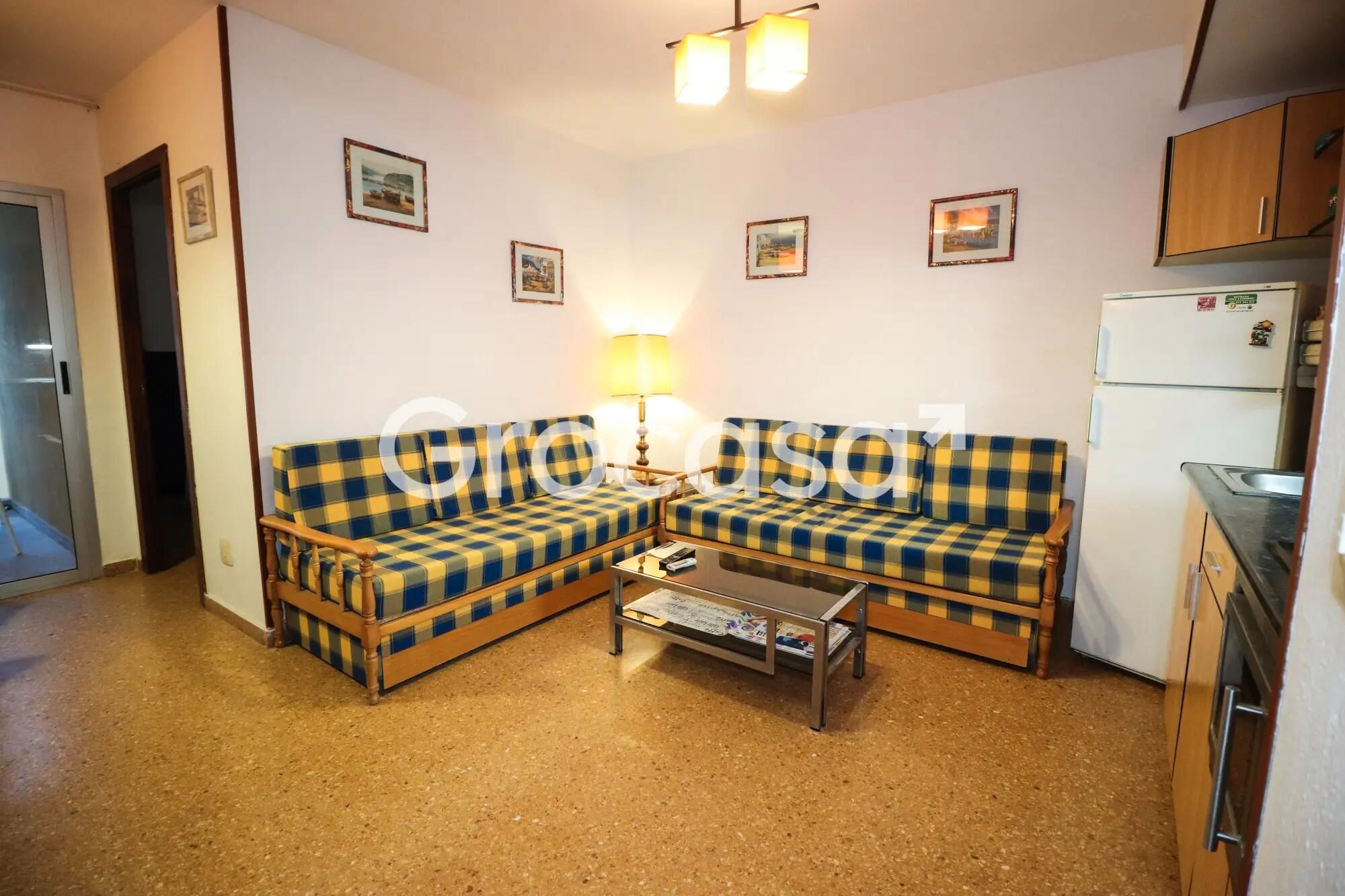 Living room of Flat for sale in Canet d'En Berenguer  with Air Conditioner, Heating and Furnished