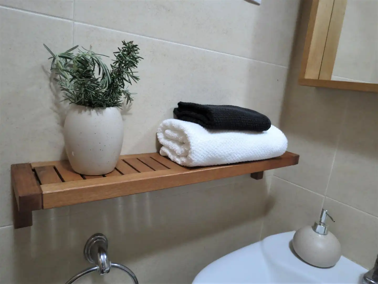 Badezimmer von Wohnung zum Verkauf in Llinars del Vallès mit Heizung und Terrasse