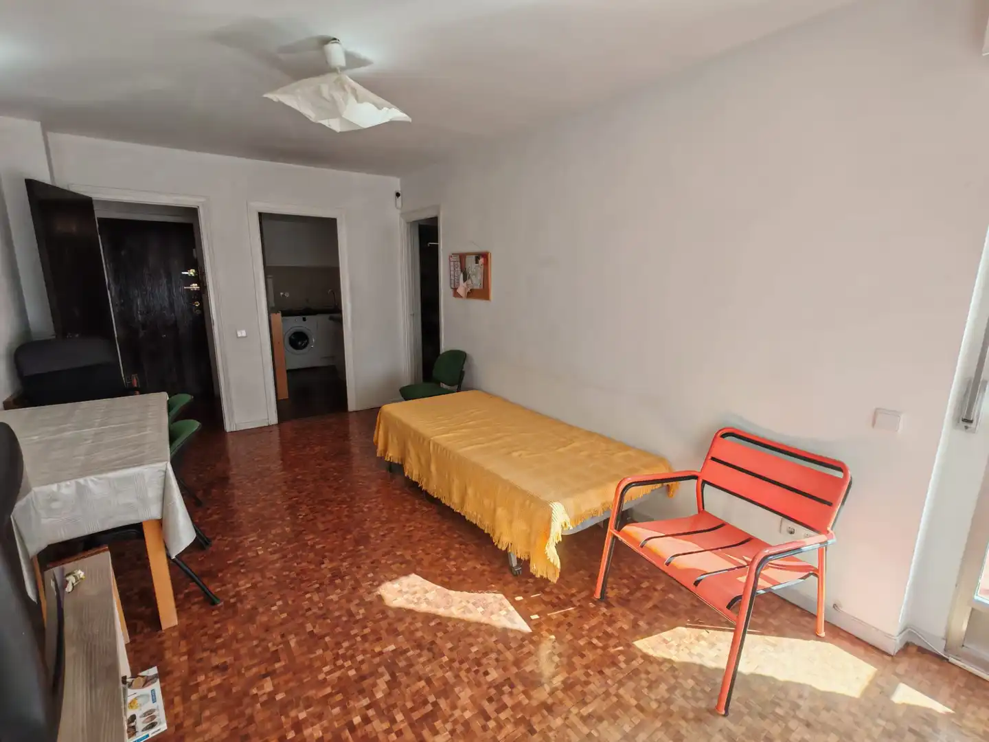 Bedroom of Flat for sale in Móstoles  with Heating, Parquet flooring and Terrace