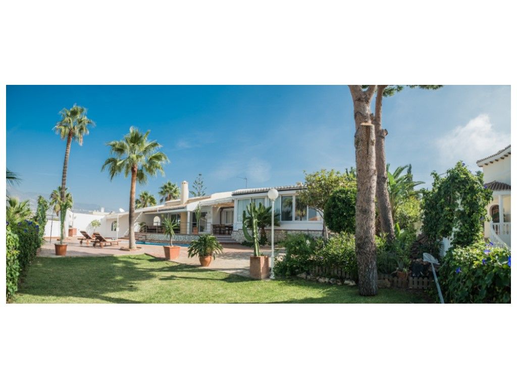 Jardí de Casa o xalet de lloguer en Benalmádena